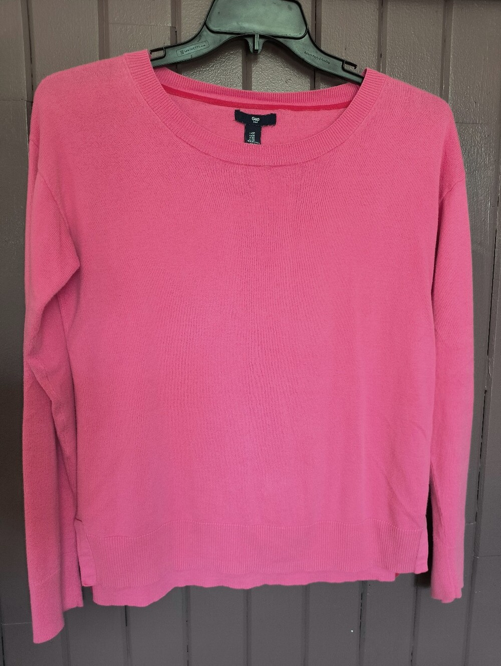 GAP Women's Scoopneck Sweater - Hot Pink